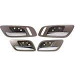 Interior Door Handle For 2007-2013 Chevy Silverado 1500 Chrome With Brown. Fixed Price $68.19.