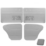 1956 - 64 Vw Volkswagen Bug Beetle Grey Replacement Door Panels W/pockets By Tmi. Fixed Price $269.99.