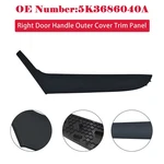 Right Door Handle Outer Cover Trim Panel 5K3686040A For Vw Golf Coupe 09-2013. Fixed Price $75.29.