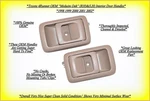 1998 2002 Toyota 4RUNNER Interior Door Handles Pair Lh Medium Oak Tan Oem. Fixed Price $66.45.