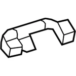 New Genuine Mercedes-benz Grip Handle 20481001517E94 Oem. Fixed Price $22.21.