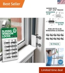 Locks, 10 Pack For Vertical And Horizontal Windows, Sliding Loc.... Fixed Price $25.06.