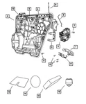 Genuine Mopar Door Interior Handle Right 68043746AA. Fixed Price $84.71.