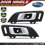 2PCS Front Lh & Chrome Black Interior Door Handle For Lincoln Mks 2009-2016. Fixed Price $66.79.