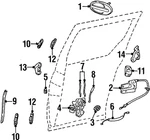 Genuine Ford Sliding Door Handle XF2Z-1626680-AA. Fixed Price $36.60.