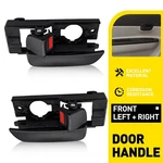 Front Interior Door Handles Black For Hyundai Accent 2006 2007-2011 Lh &. Fixed Price $16.14.