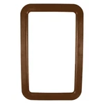 Valterra A77009 15.7"W 24.7"H Brown Exterior Door Window Frame. Fixed Price $16.08.