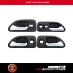 4X Fits 94-97 Honda Accord Door Handles Interior Lh Front Rear Chrome Black. Fixed Price $18.09.