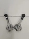 Pair Of 1960 Ford Black Knob Round Shank Window Cranks C0AB-643348-A. Fixed Price $20.00.