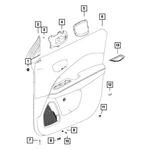 For Jeep Compass 17-21 Mopar 6ER82PS4AB Passenger Side Interior Release Handle. Fixed Price $169.05.