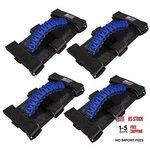 X Roll Bar Grab Handles Grip For Jeep Wrangler Jk Blue Us Flag 4-PACK. Fixed Price $33.01.