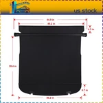 Black Retractable Rear Trunk Cargo Tonneau Cover 2017 2018-2020 Fits Mazda CX-5. Fixed Price $62.08.