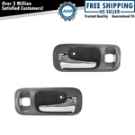 Trq Door Handle Interior Gray Chrome Driver Passenger Pair Rear For Honda Crv. Fixed Price $20.42.