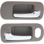 Interior Door Handle Set For 2001-05 Civic Front Left & Right Chrome Brown 2PC. Fixed Price $21.41.