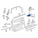 For Dodge Charger 15-23 5PF54DX9AF Front Right Inner Interior Door Handle. Fixed Price $102.39.