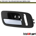 Chrome/black Interior Door Handle For Chevy Silverado 1500 Gmc Left Front. Fixed Price $21.89.