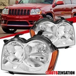 Fit 2005-2007 Jeep Grand Cherokee Headlights Lamps Left+right 06. Fixed Price $82.99.