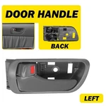For 2003 2002 2004-2006 Toyota Camry Door Inside Handle Gray Front/rear Lh 1PC. Fixed Price $9.89.