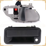 1XGRAY Inside Black Outside Left Door Handle For 1995-2000 Gmc K3500. Fixed Price $22.45.