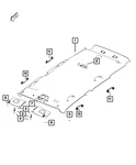 Genuine Mopar Grab Handle Left 6QK62LXHAA. Fixed Price $119.43.