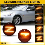Auxito Smoke Dynamic Side Led Marker Signal Turn For Light Nissan 2009-2020 370Z. Fixed Price $22.99.