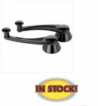 Billet Specialties BLK46525 Ball Milled Inside Window Cranks 49UP Gm/ford Black. Fixed Price $154.95.