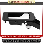 Rear Passenger Interior Door Handle For Cadillac Sts 2005-2011 Chrome & Black. Fixed Price $32.49.
