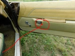 Door Handle Pull Passenger Side Interior 1974-77 Fury Monaco 74PF1-4J6. Fixed Price $20.24.