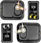 4PCS Door Handle Set For Jeep Wrangler 1997 1998 1999 2000-04 Tj Yj Inside & Out. Fixed Price $32.86.