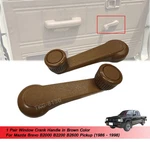 Pair Window Crank Handle Brown Fit Mazda Bravo B2000 B2200 B2600 1986 - 1998. Fixed Price $18.15.