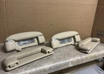 04-09 Oem Jaguar XJ8 Xjr Roof Interior Grab Handle Leather Beige Set. Fixed Price $60.00.