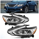 Fit For Nissan Altima 2016 2017 2018 Pair Halogen Headlight Chrome Left&right. Fixed Price $127.99.