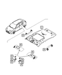 Genuine Mopar Grab Handle 6QK48LXHAA. Fixed Price $46.35.