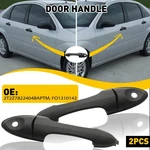2/DOOR Handle FO1310142 Ford Focus W/ Keyhole Front Left Right Smooth Bla. Fixed Price $35.62.