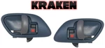 Inside Door Handles For 1995-1998 Chevy Gmc Truck Suburban With Bezels Blue. Fixed Price $72.95.