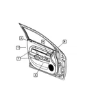 Genuine Mopar Inside Release Handle Left 1FV27SZ0AB. Fixed Price $37.82.
