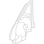 Genuine Nissan Door Mirror Trim Ring 80293-4CL1A. Fixed Price $59.45.