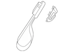 Genuine Volkswagen Assist Strap 1T3-857-606-D-3HS. Fixed Price $15.92.