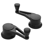 Lokar Window Crank Rear Billet Aluminum Black Pair Mustang 1965-1973. Fixed Price $134.95.