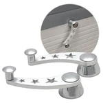 Billet "star" Door & Window Crank (pair) Autoloc AUTDNWC004 Rat Muscle Hot Rod. Fixed Price $60.49.