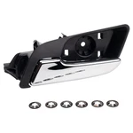 Trq Driver Side Interior Door Handle Black Housing Chrome Lever Compatible. Fixed Price $60.26.