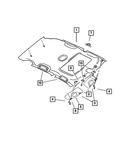 Genuine Mopar Grab Handle QY62DW1AE. Fixed Price $19.45.