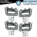 Trq Front & Rear Inside Gray Chrome Door Handle Kit Of 4 For Grand Cherokee. Fixed Price $119.85.