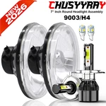 Pair 7INCH Round Led Headlight Hi/lo Beam H4 Lights For Kenworth T2000 1998-2010. Fixed Price $51.99.