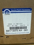 Genuine Mopar Front Door Window Regulator Left 68170373AA. Fixed Price $99.90.