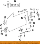 Chrysler Oem 09-10 Sebring Rear Door Lock Hardware-handle, Inside 1FV27SZ0AB. Fixed Price $64.15.
