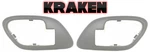 Inside Door Handle Bezels For Chevy Gmc Truck Tahoe Suburban 1995-1999 Pair Gray. Fixed Price $28.95.