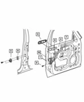 Genuine Mopar 2002-2007 Jeep Liberty Door Exterior Handle Front Left 55360333AF. Fixed Price $76.99.