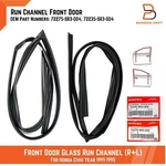 Front Door Glass Run Window Channel For Honda Civic 91-95 3DRS Dx Ex Cx Si Ej Eg. Fixed Price $135.00.
