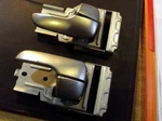 Door Handle Set Satin Internal R/h L/h Mazda MX-5 MK2.5 MX5 Inside Used. Fixed Price $38.30.